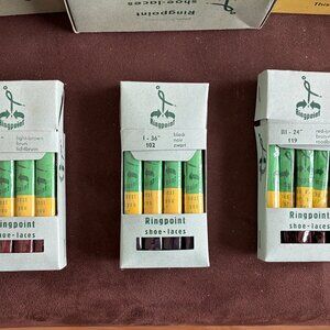 Vintage Shoe Laces Ringpoint Made in Germany NOS